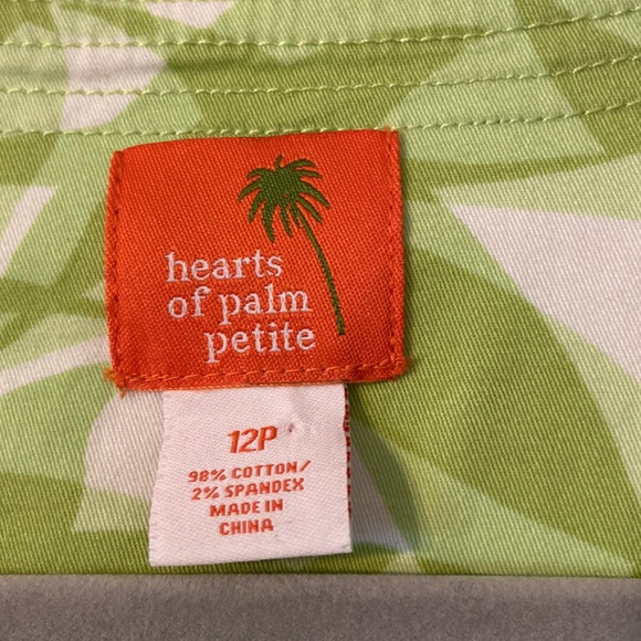 Hearts of Palm Petite Jacket brand new with tags size 12P green and white - Picture 2 of 15